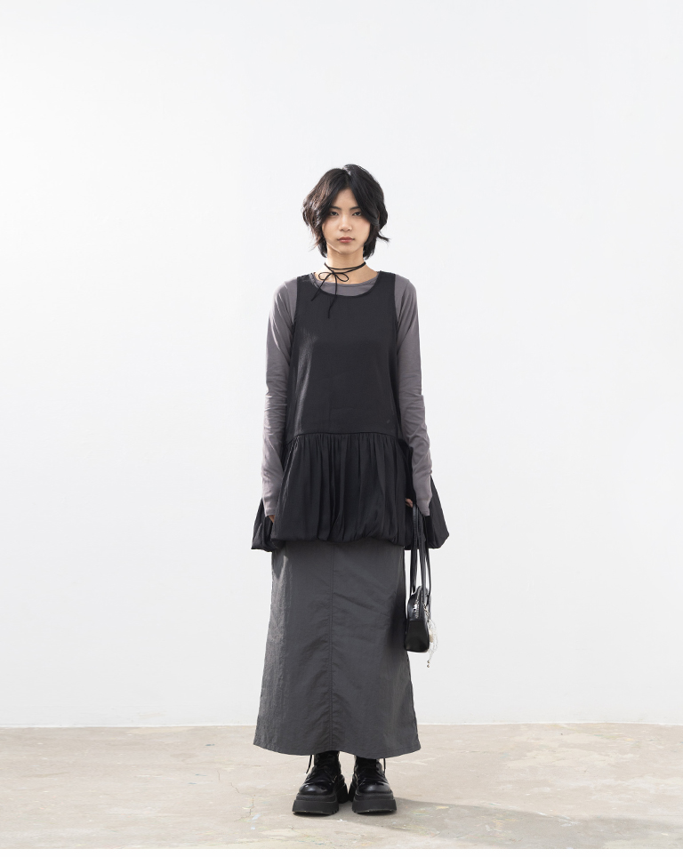 クルーネックボタンニットカーディガン 5色展開