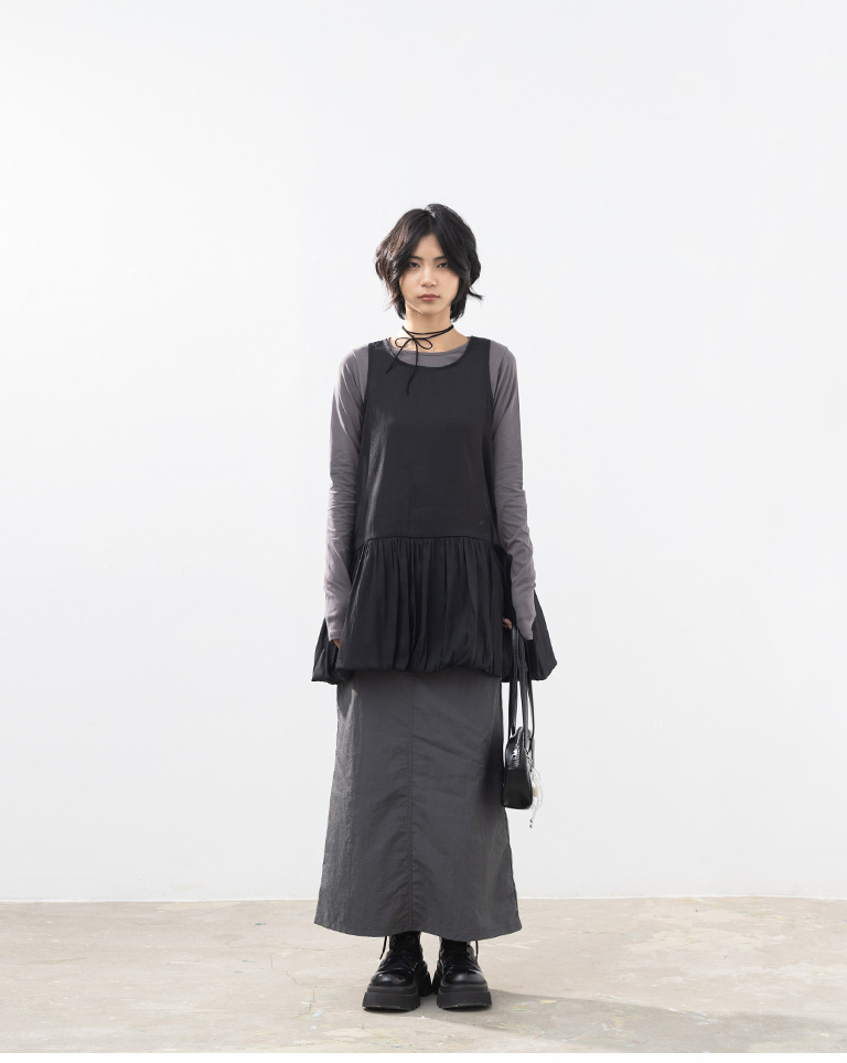 クルーネックボタンニットカーディガン 5色展開