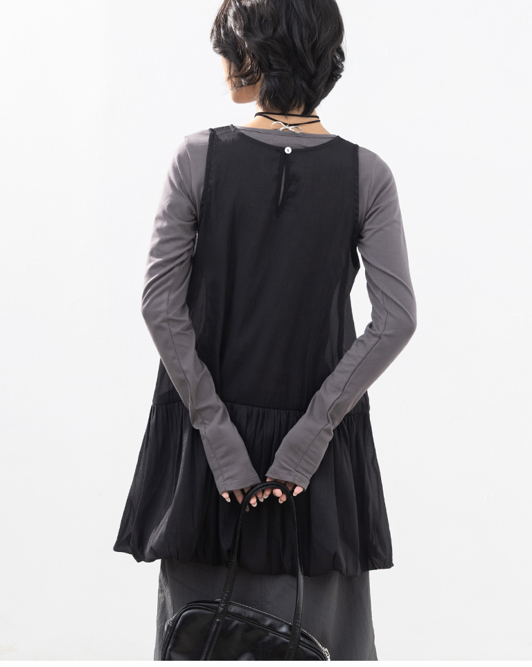 クルーネックボタンニットカーディガン 5色展開