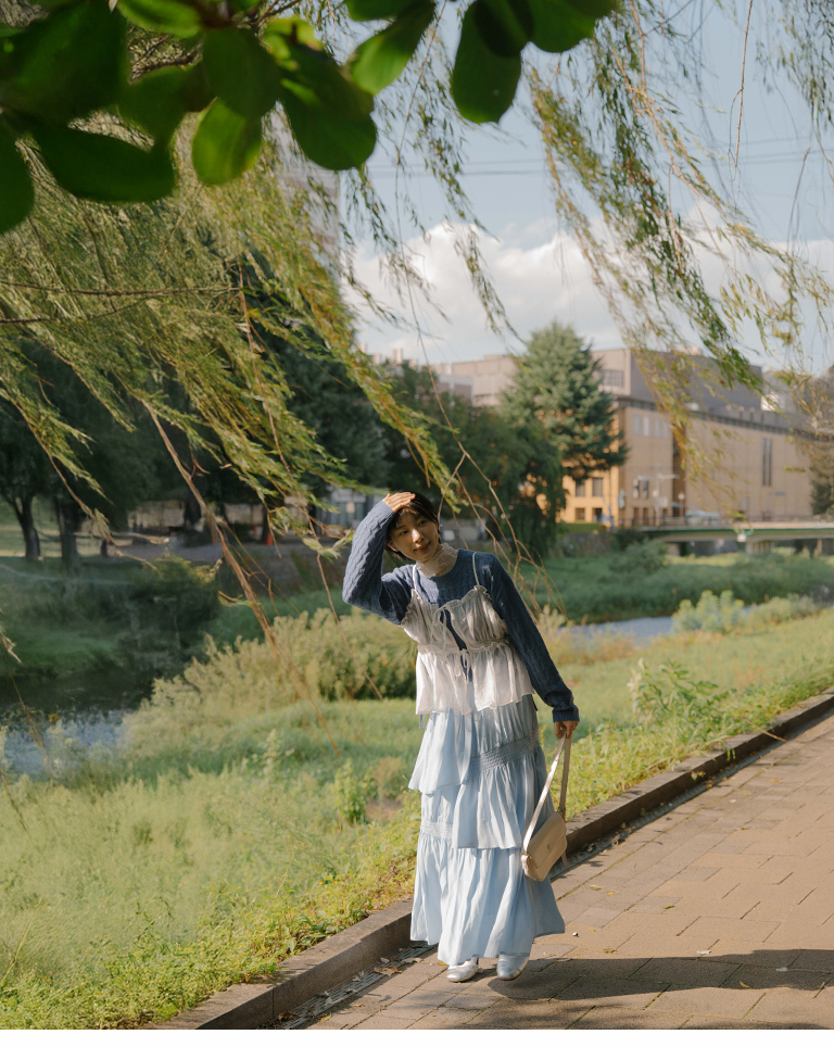 フリルシアーオーバーベスト 4色展開