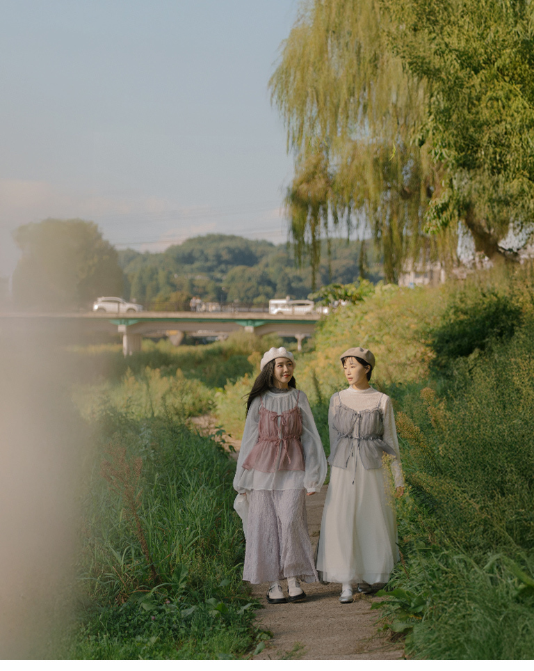 フリルシアーオーバーベスト 4色展開