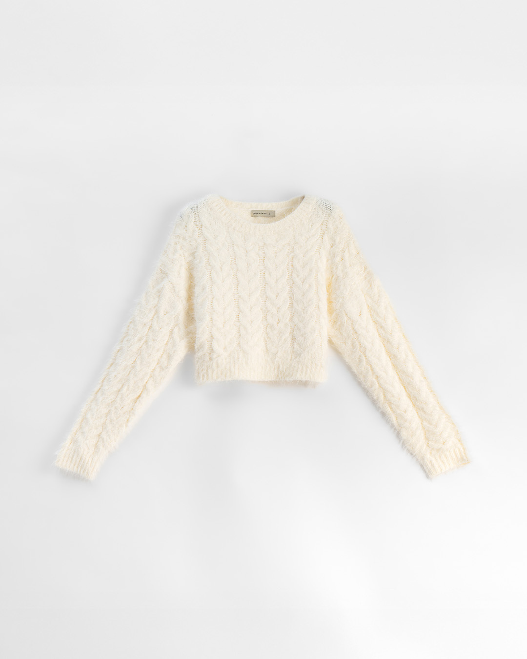 ニットショート丈プルオーバー 4色展開