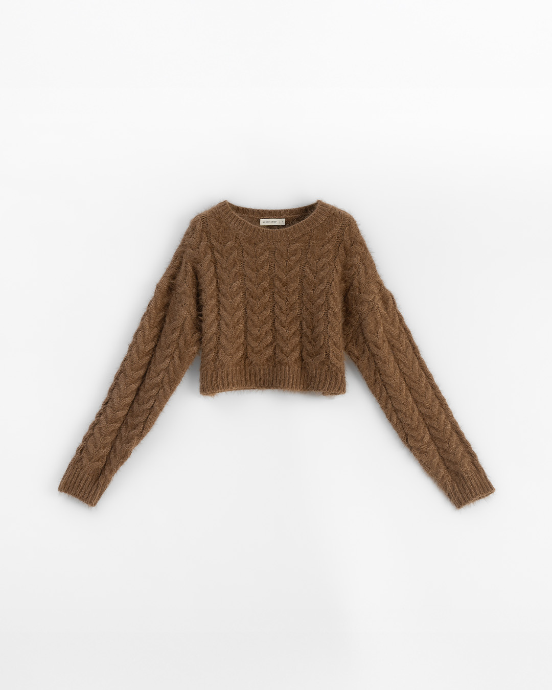 ニットショート丈プルオーバー 4色展開