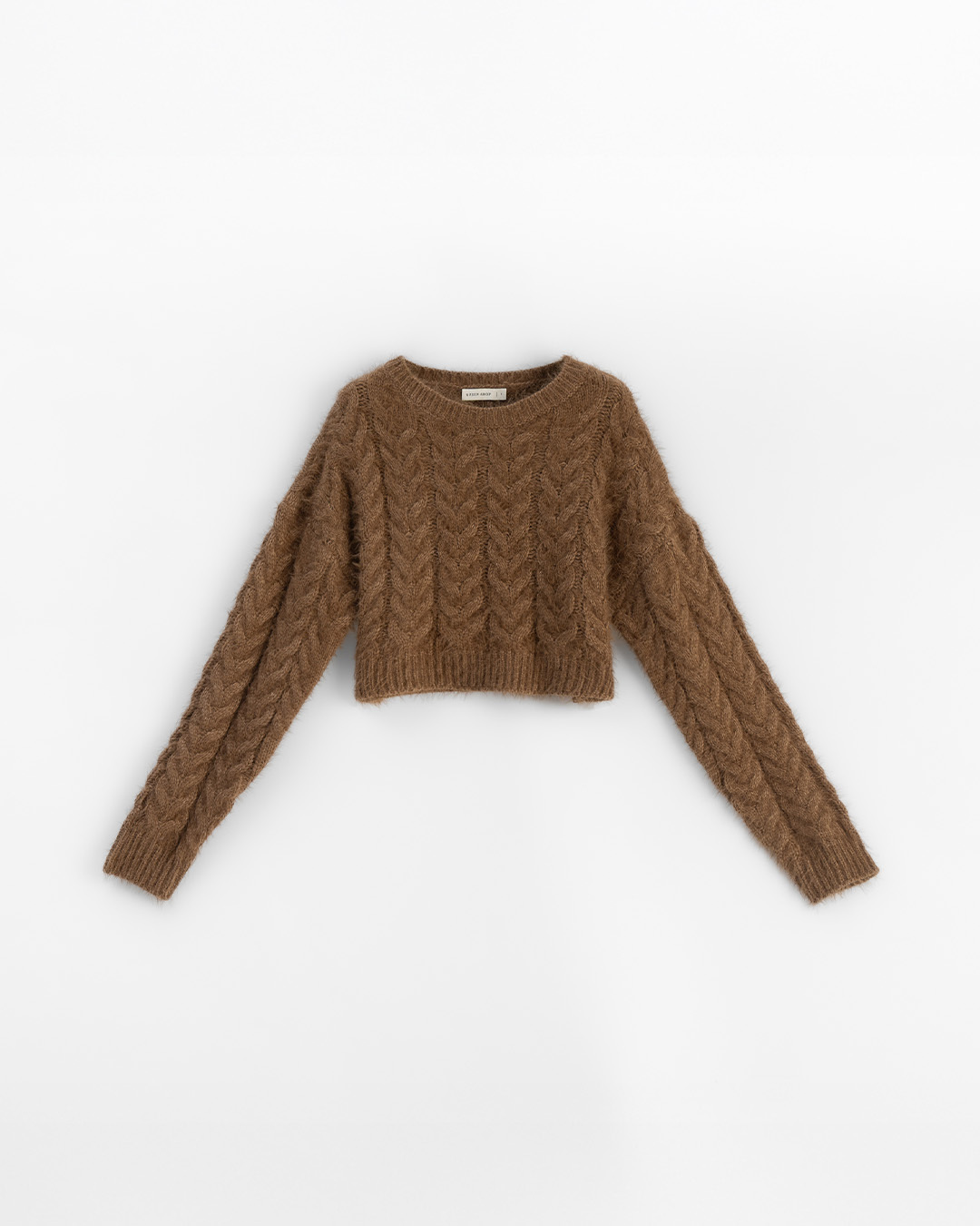 ニットショート丈プルオーバー 4色展開