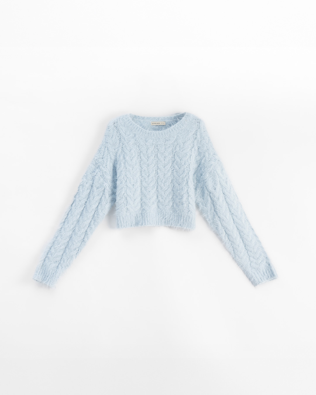 ニットショート丈プルオーバー 4色展開