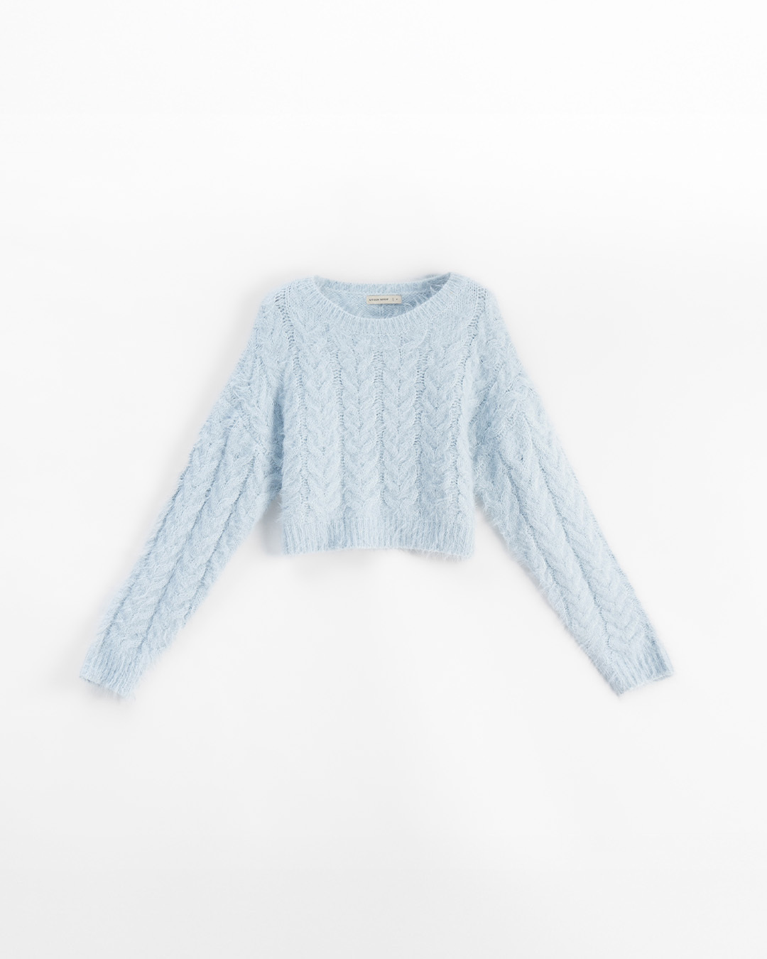 ニットショート丈プルオーバー 4色展開