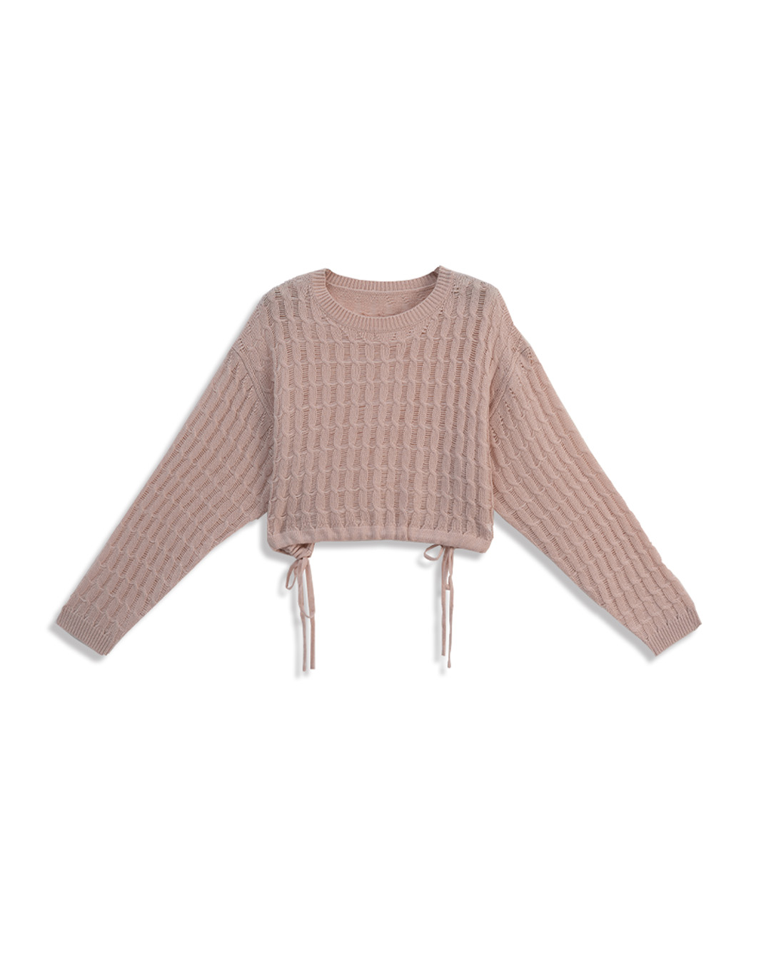 ケーブルニッショートトップス 4色展開