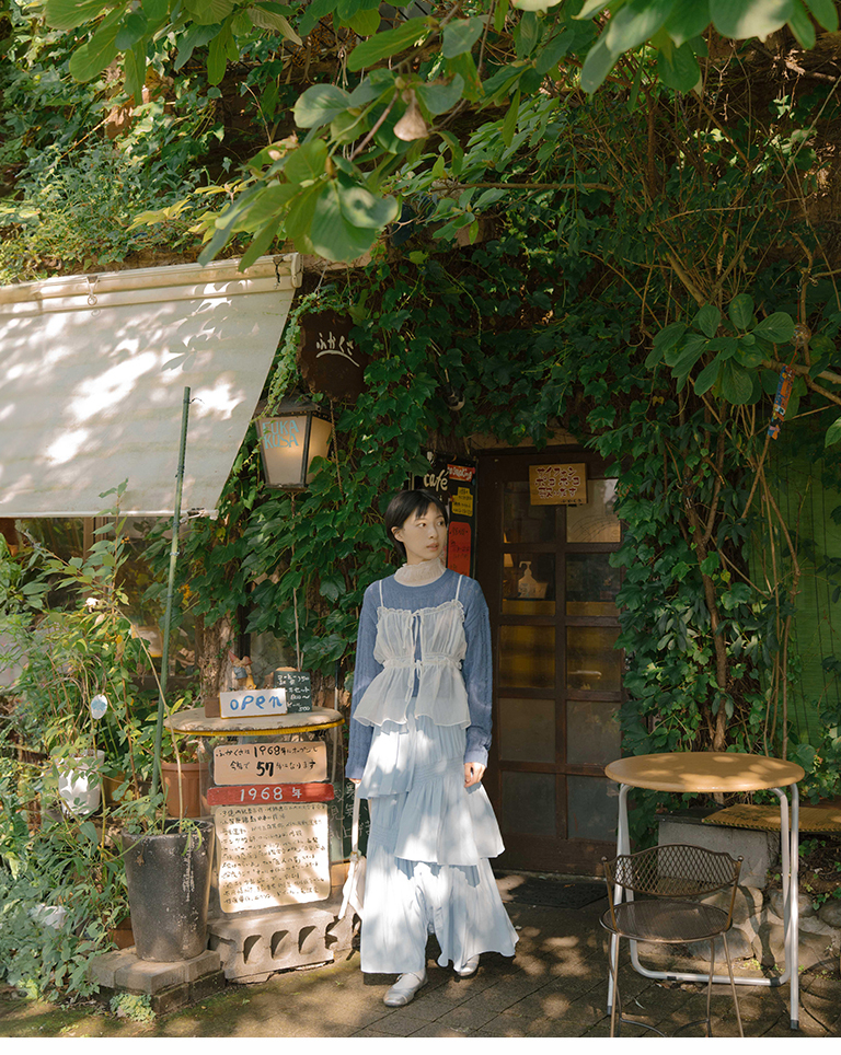 ケーブルニッショートトップス 4色展開