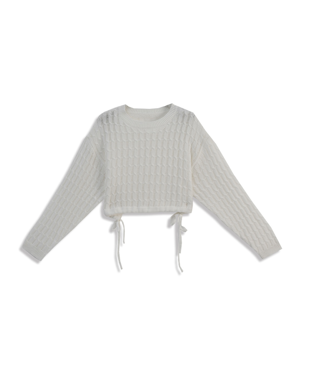 ケーブルニッショートトップス 4色展開