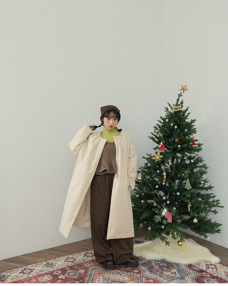 リブニットハイネック 5色展開