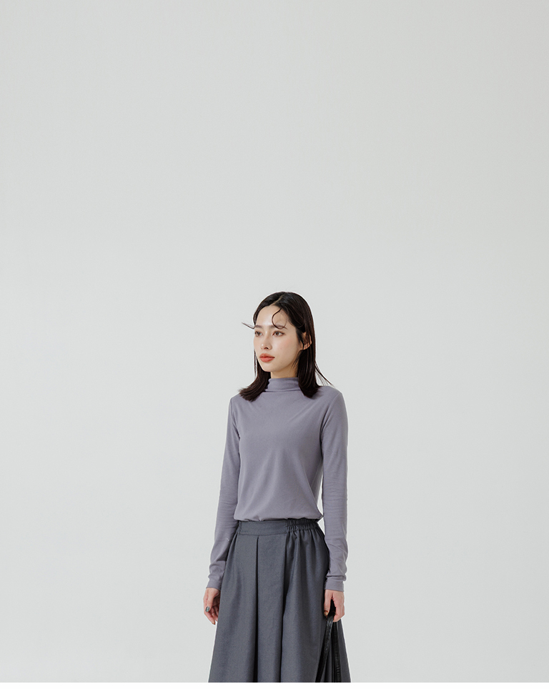 フィット長袖トップス 6色展開