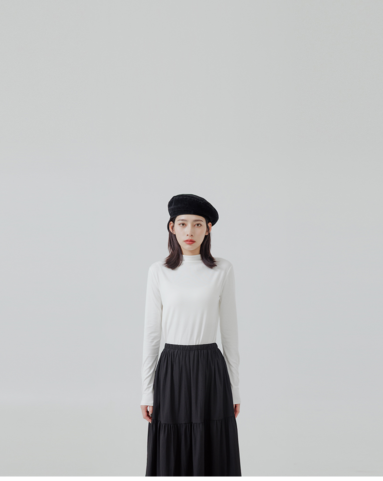 フィット長袖トップス 6色展開