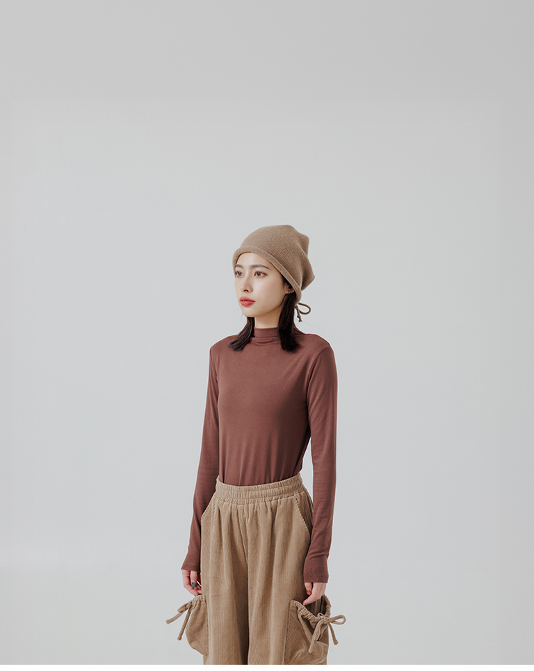 フィット長袖トップス 6色展開