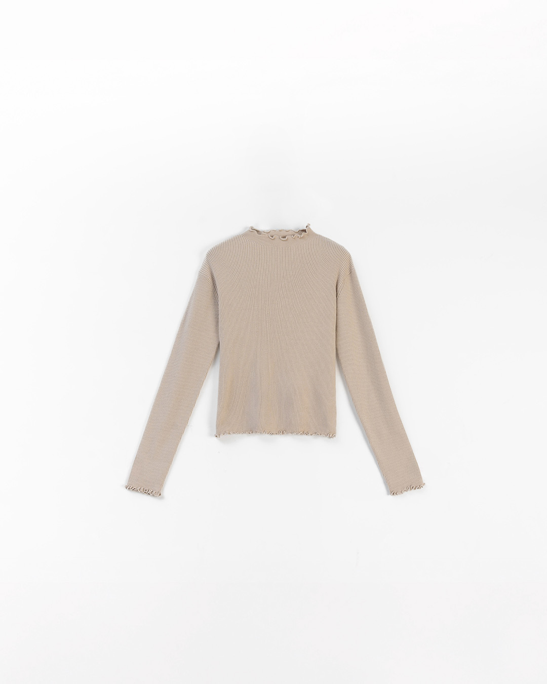 リブハイネックニット 5色展開