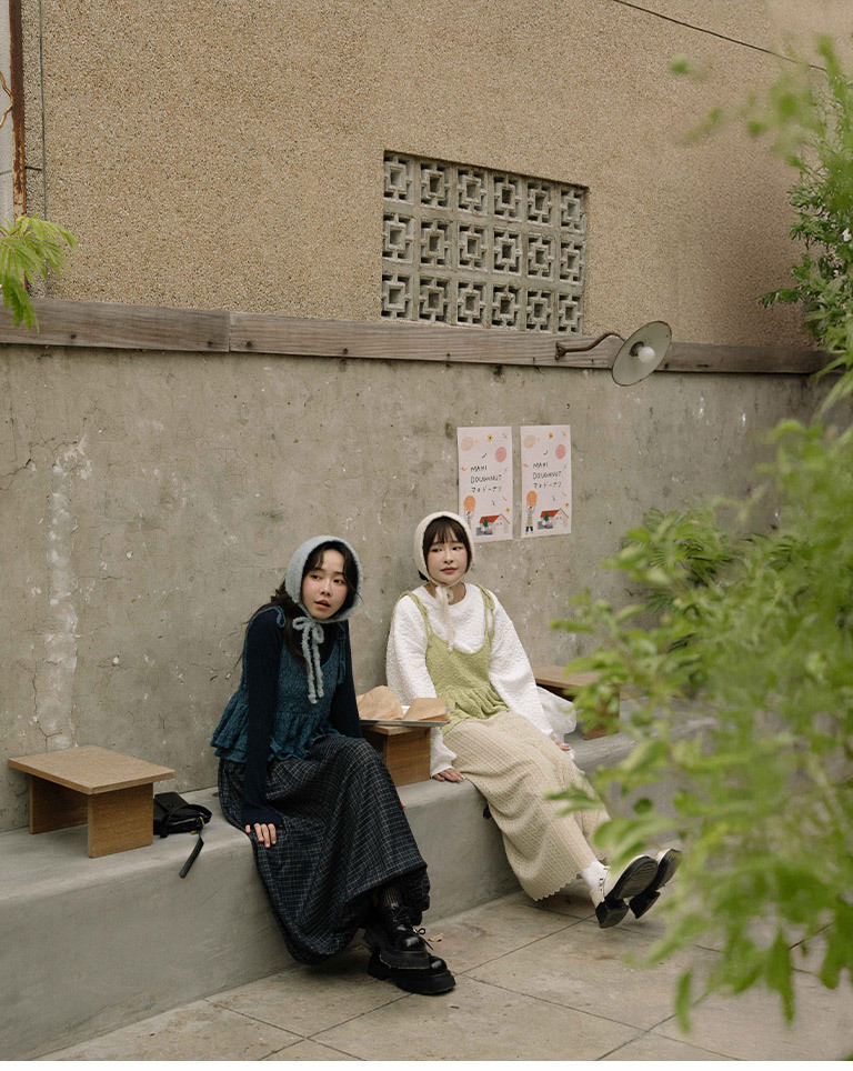 リブニットハイネック 6色展開