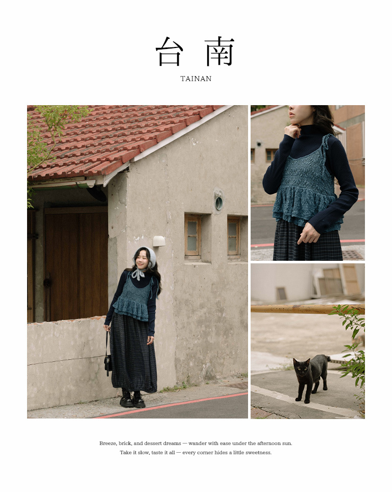 リブニットハイネック 6色展開