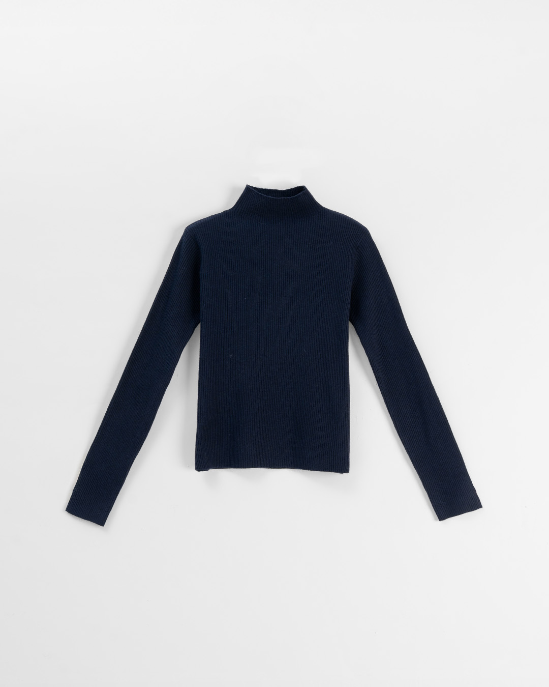 リブニットハイネック 6色展開