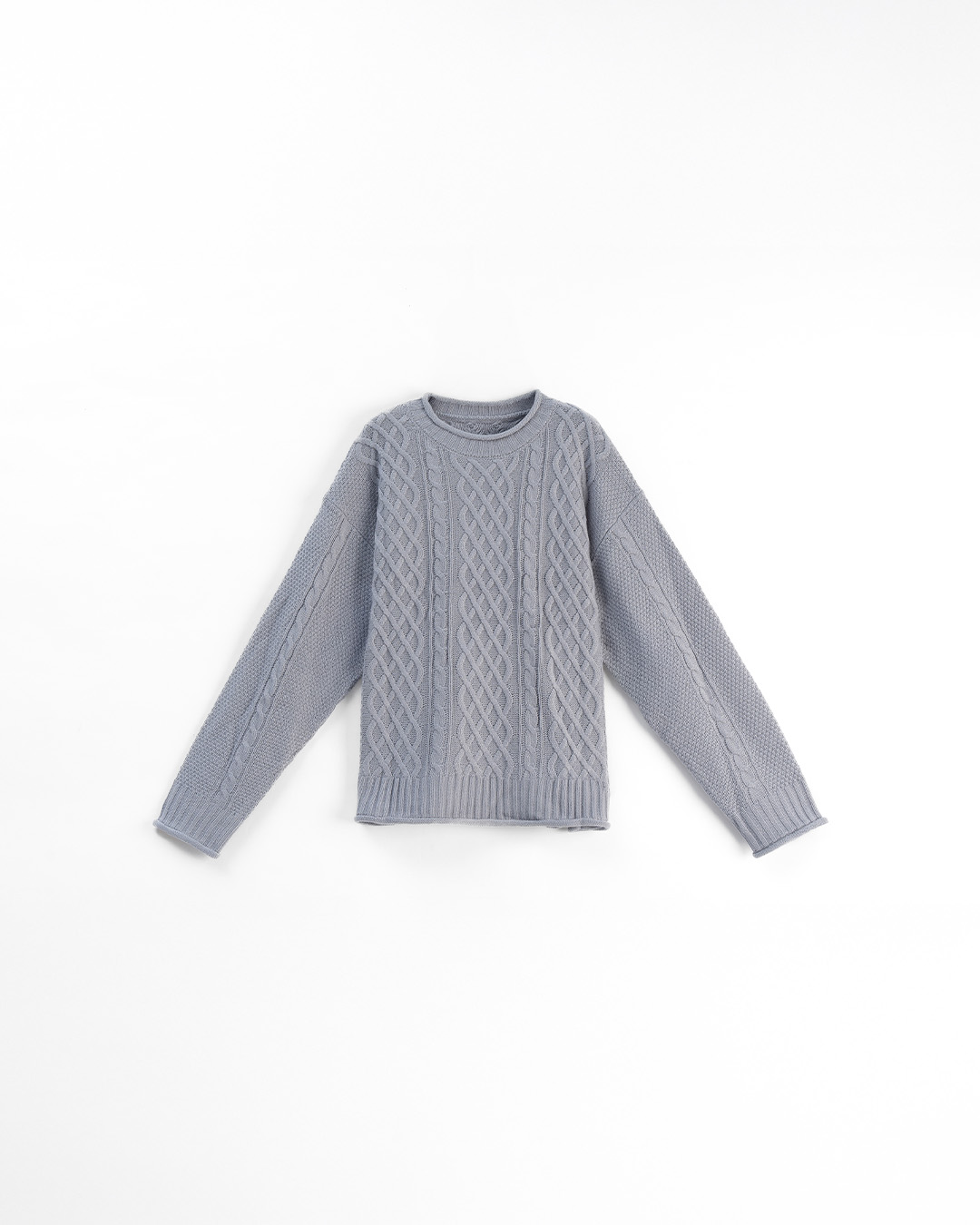 ケーブル編みゆったりニットセーター 7色展開