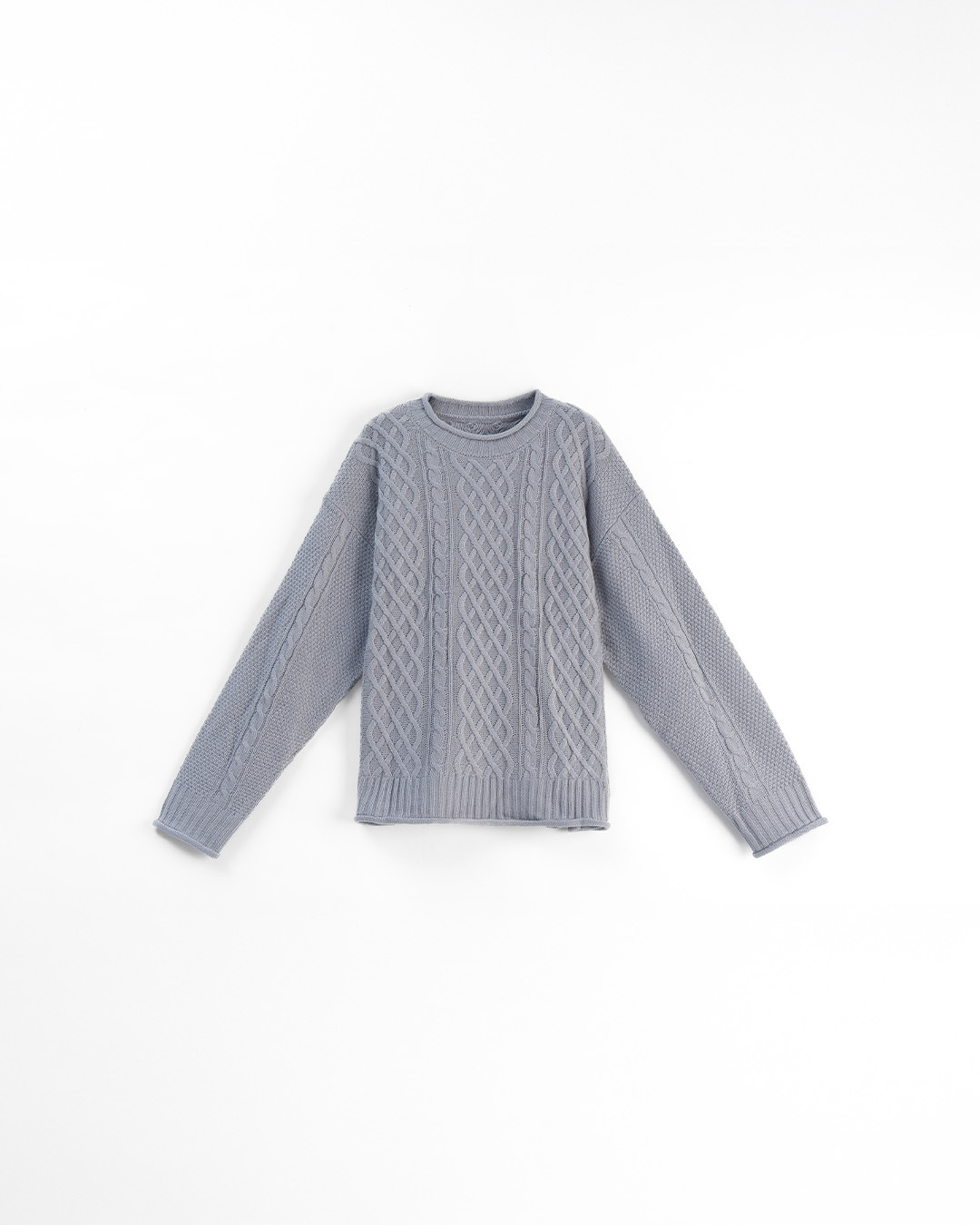 ケーブル編みゆったりニットセーター 7色展開