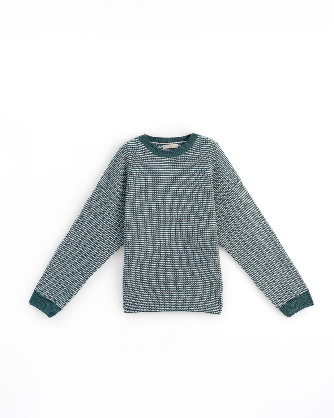 配色チェックワイドニット 3色展開