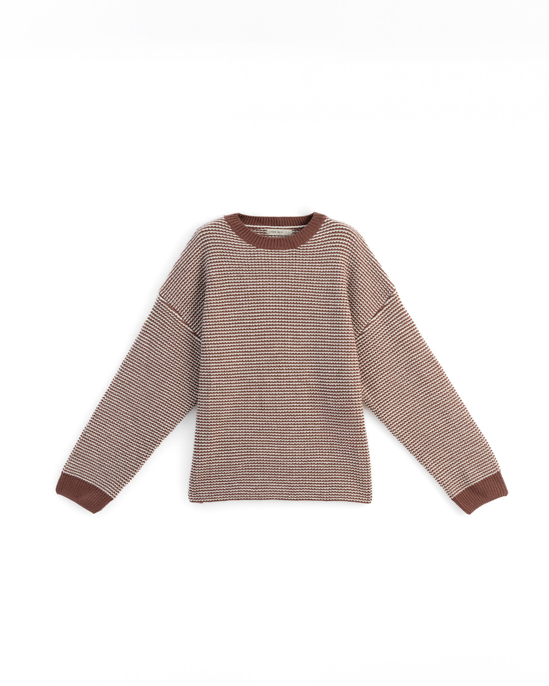 配色チェックワイドニット 3色展開