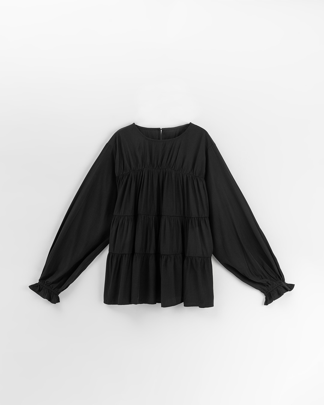 春1尚未收到---ケーキ切替フレアトップス 2色展開