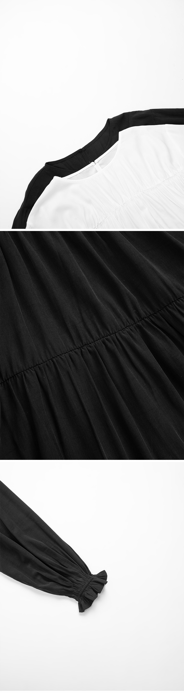 春1尚未收到---ケーキ切替フレアトップス 2色展開