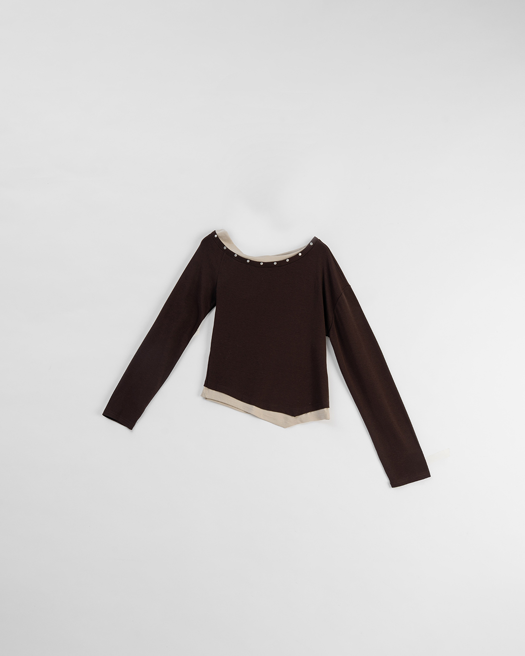 ワンショルダートップス 2色展開