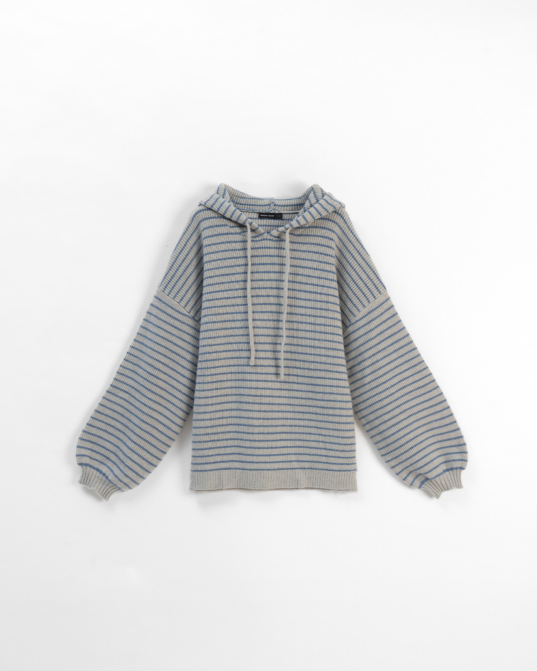 ストライプフーディニットトップス  3色展開