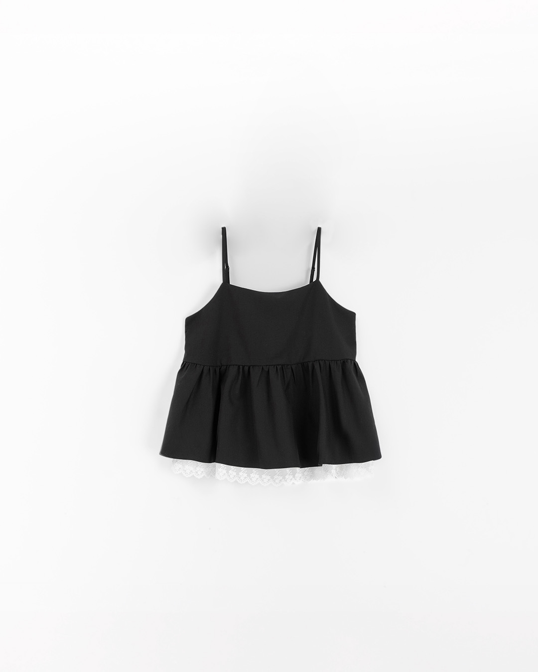 レース切替キャミソールトップス 2色展開