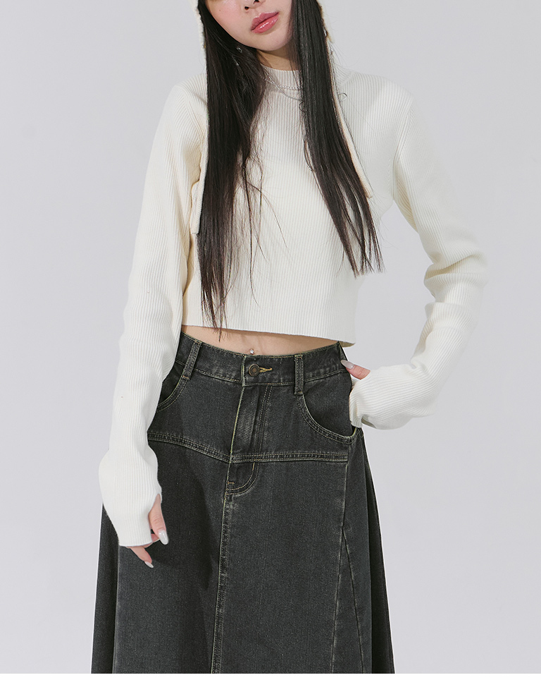 サムホールニットトップス 3色展開