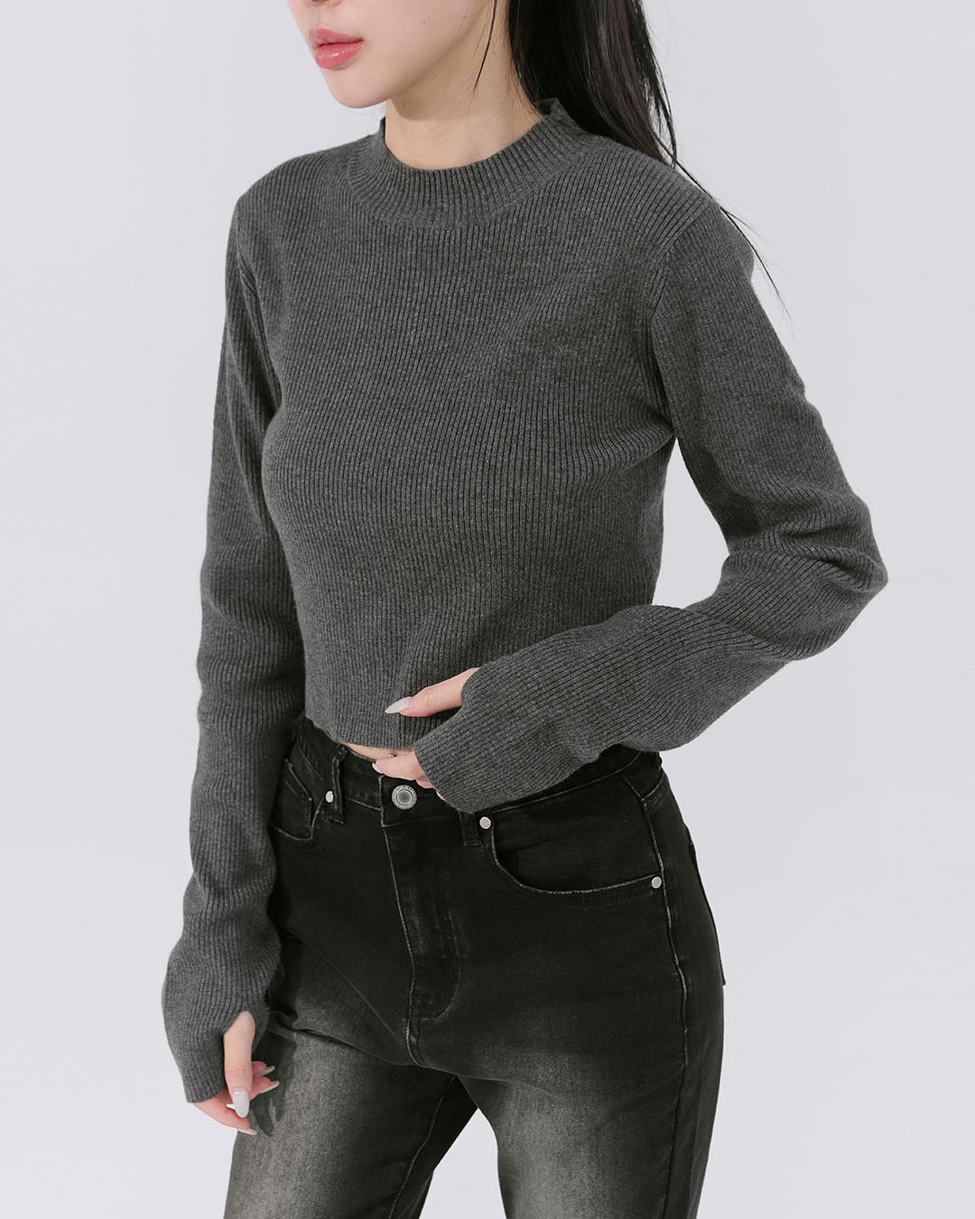 サムホールニットトップス 3色展開