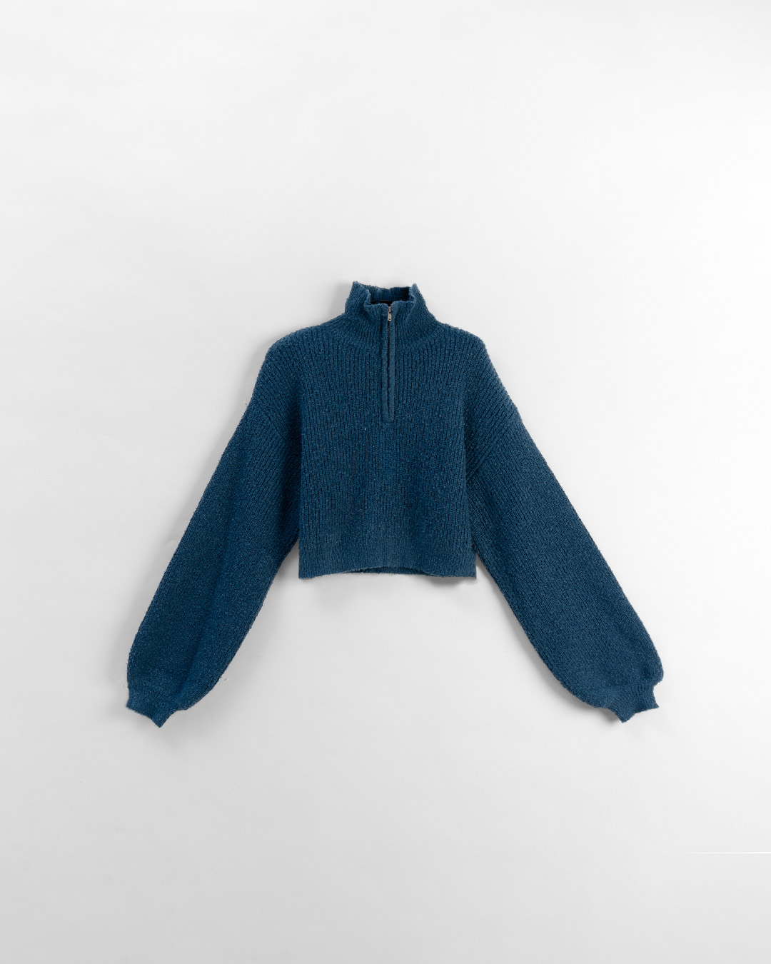 ハーフジップショートニット 3色展開