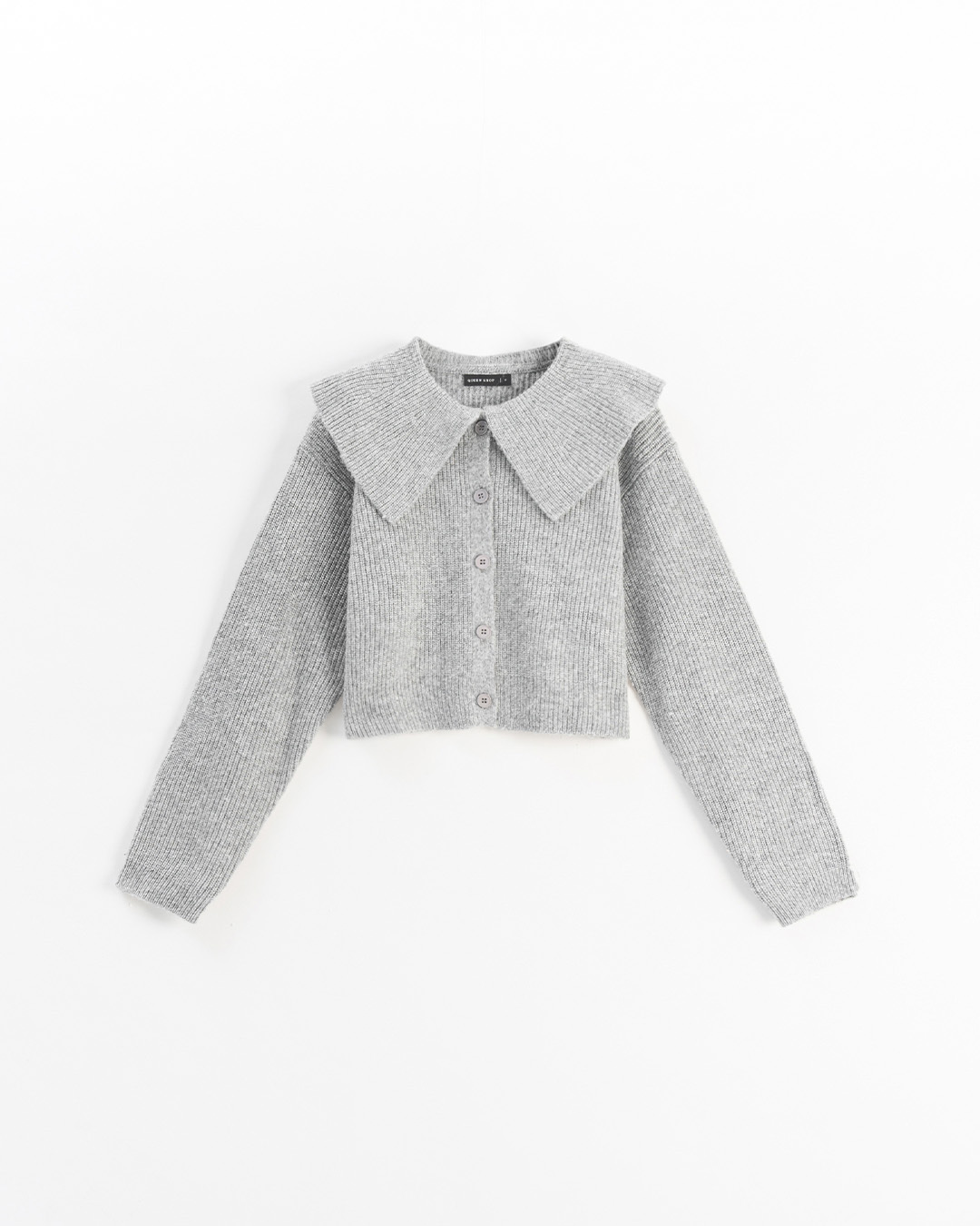 ビッグカラーショートニット 2色展開