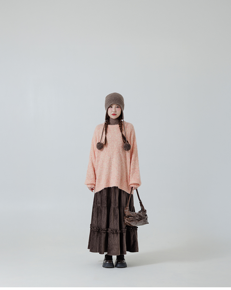 オーバーサイズニット  3色展開