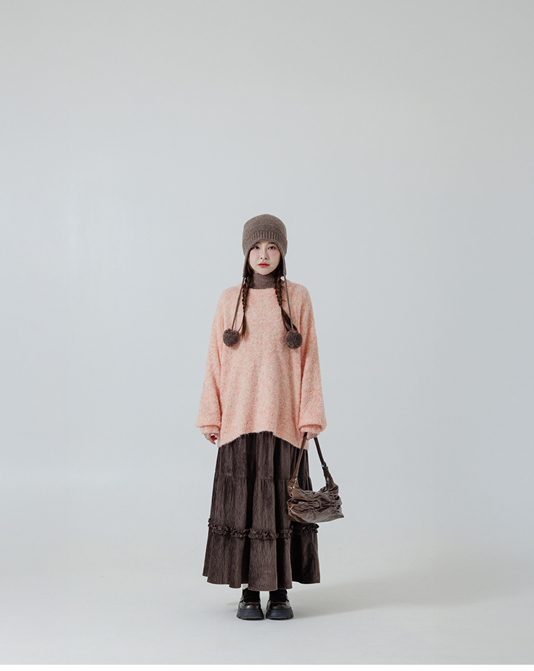 オーバーサイズニット  3色展開