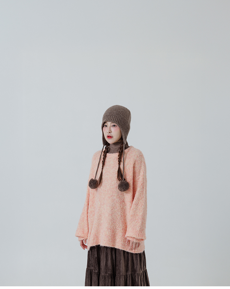 オーバーサイズニット  3色展開