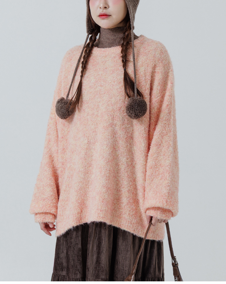 オーバーサイズニット  3色展開