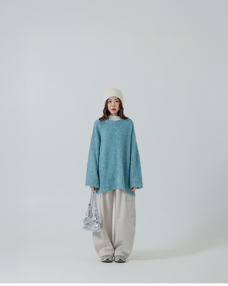 オーバーサイズニット  3色展開