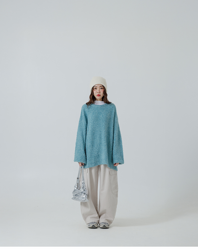 オーバーサイズニット  3色展開