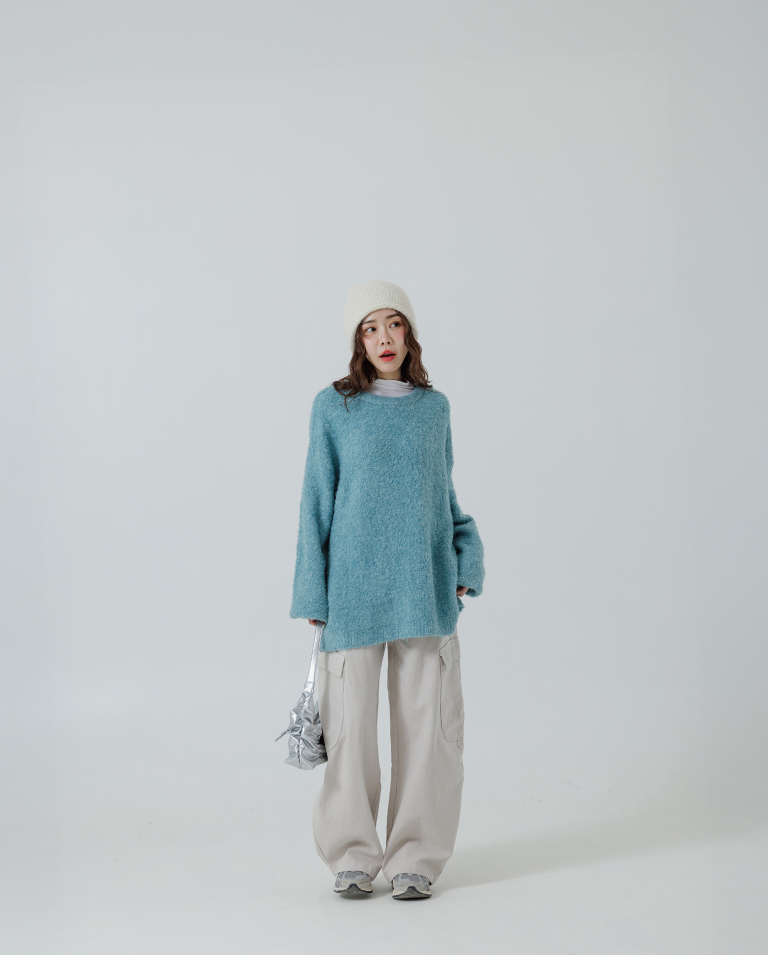 オーバーサイズニット  3色展開