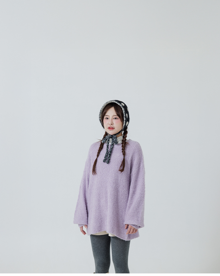 オーバーサイズニット  3色展開