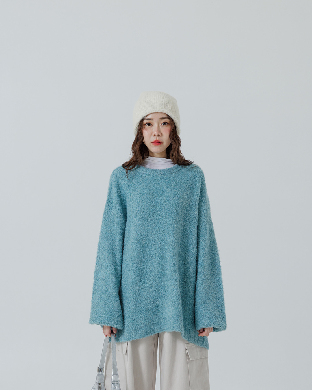 オーバーサイズニット  3色展開