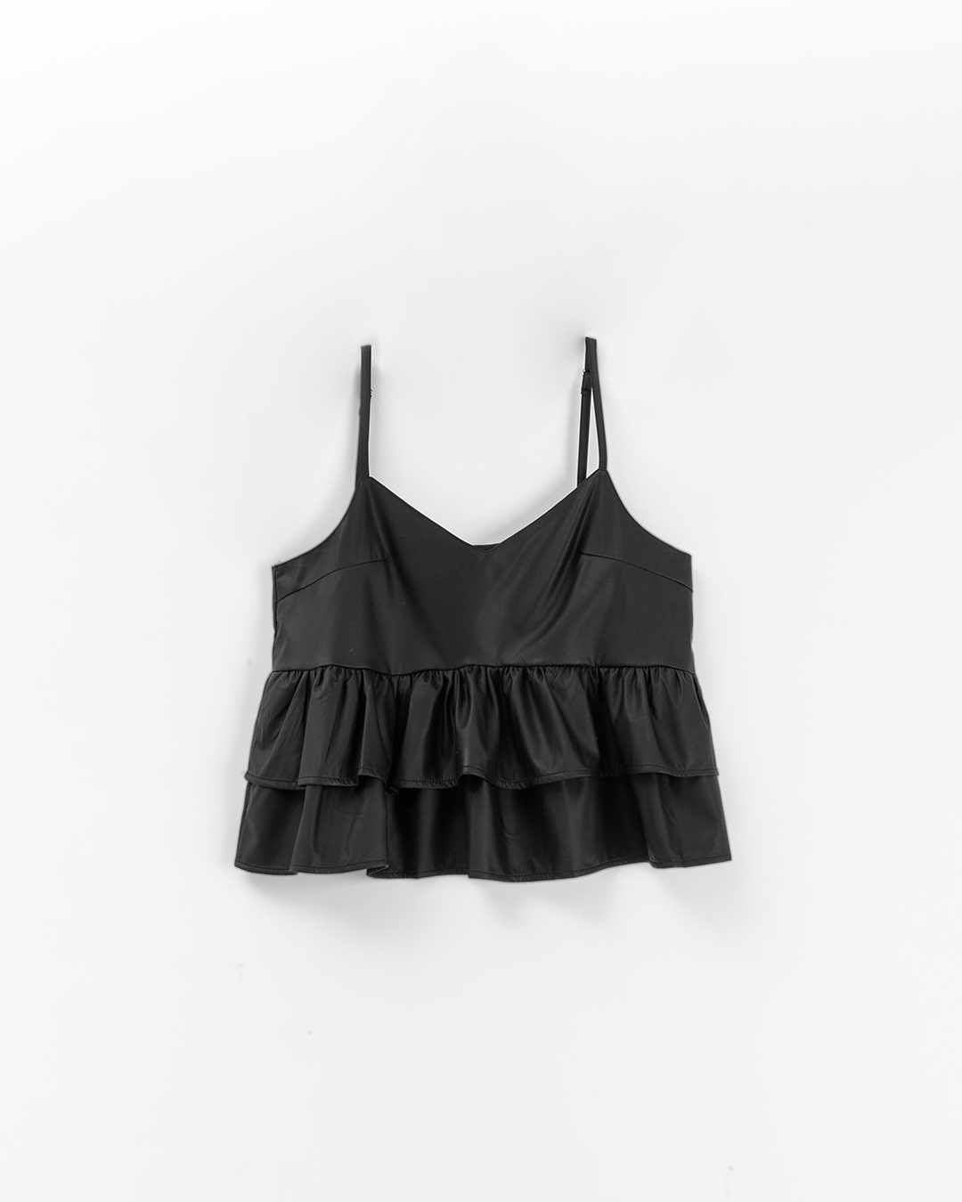 フリルレザーストラップベスト 2色展開