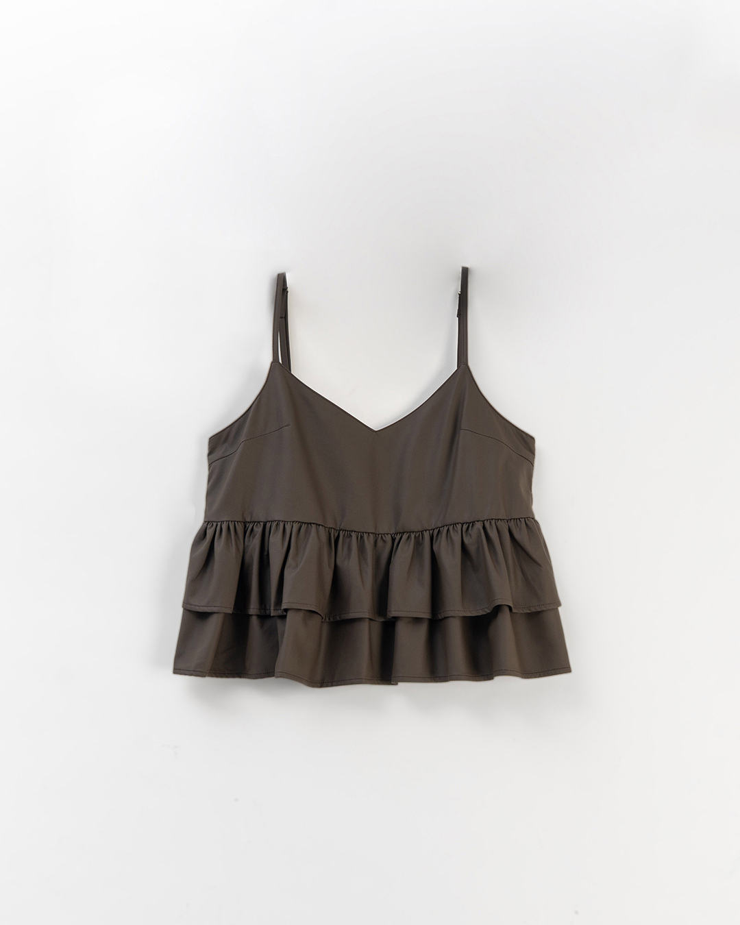 フリルレザーストラップベスト 2色展開