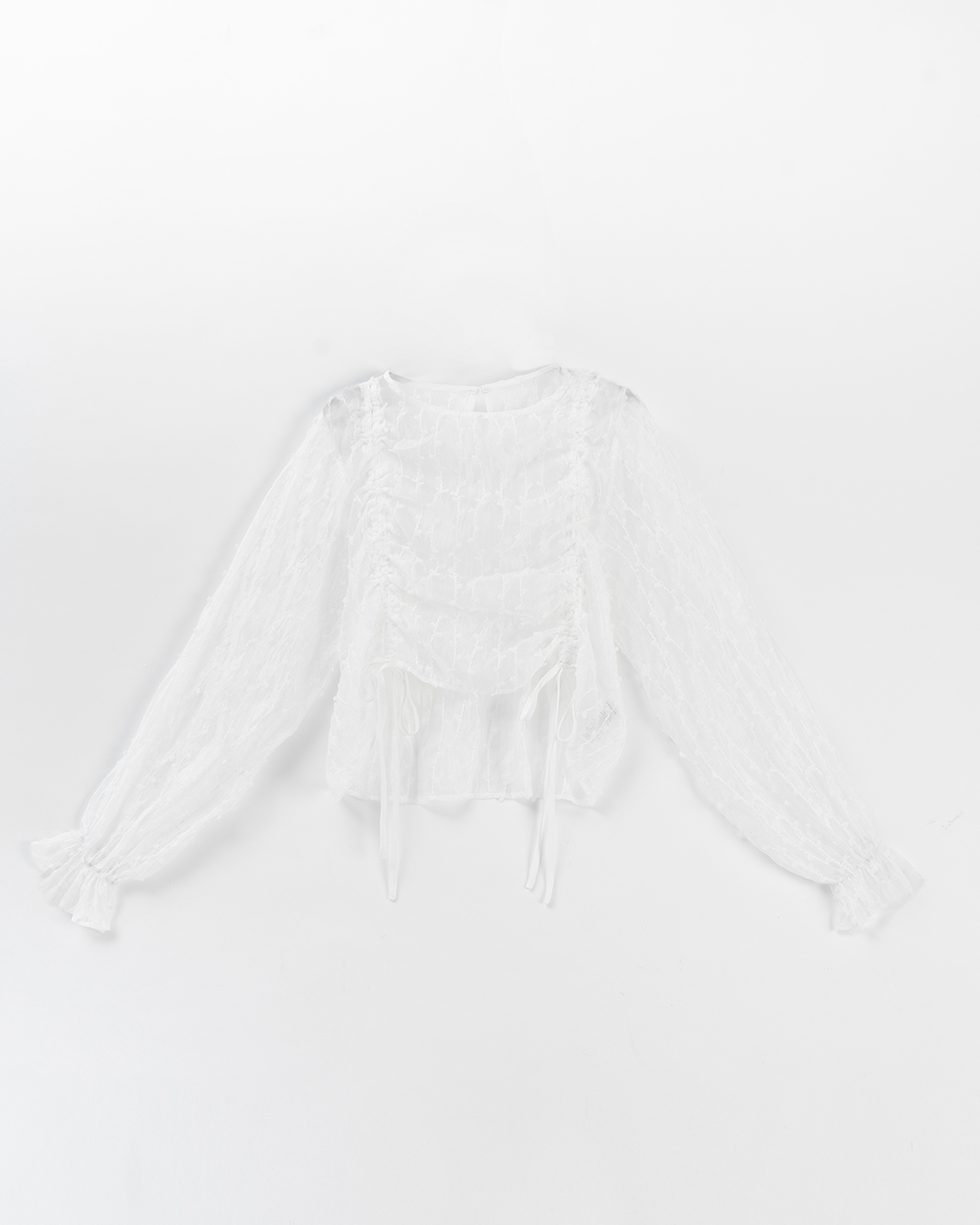 シアーシャーリングブラウス 2色展開