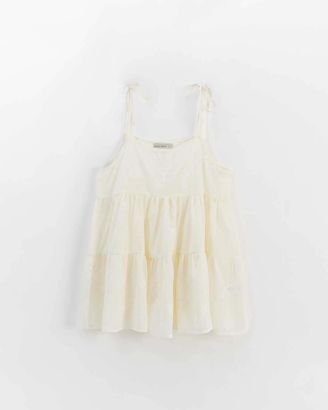 フラワー刺繍シアーキャミソール 4色展開