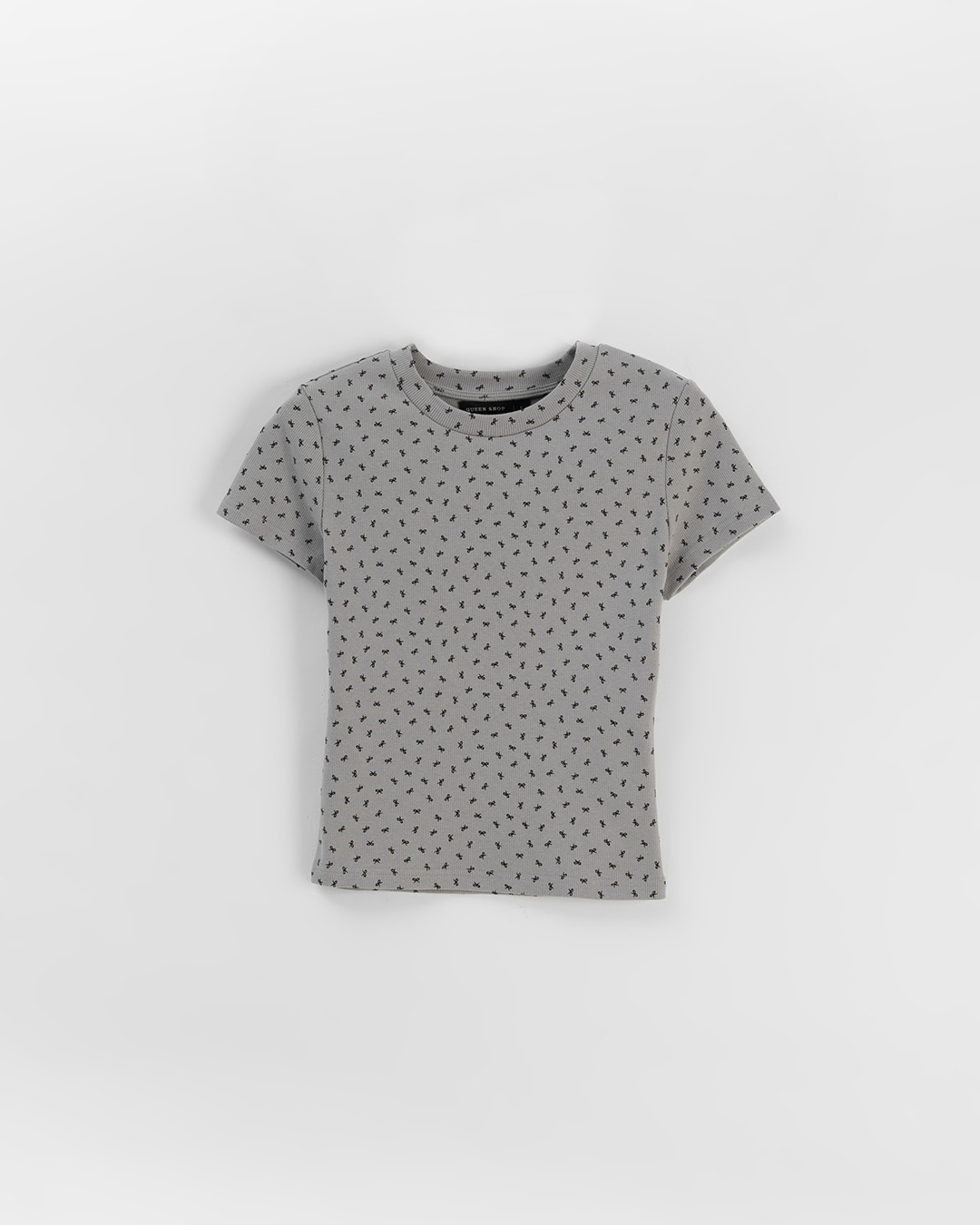 リボンプリントフィットトップス 3色展開