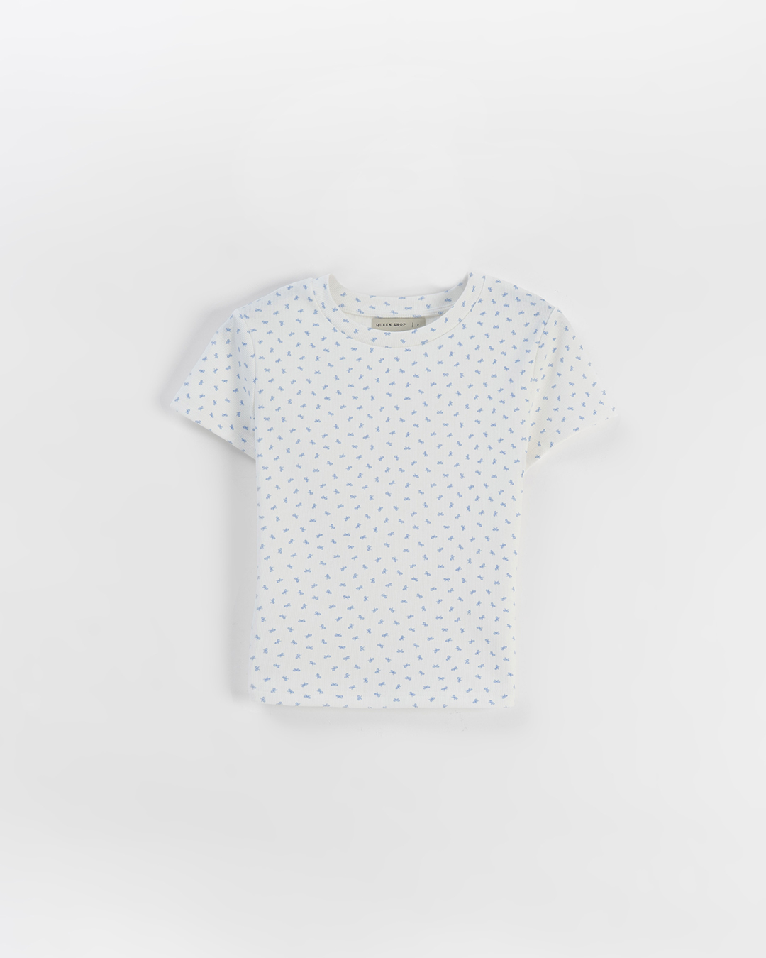 リボンプリントフィットトップス 3色展開