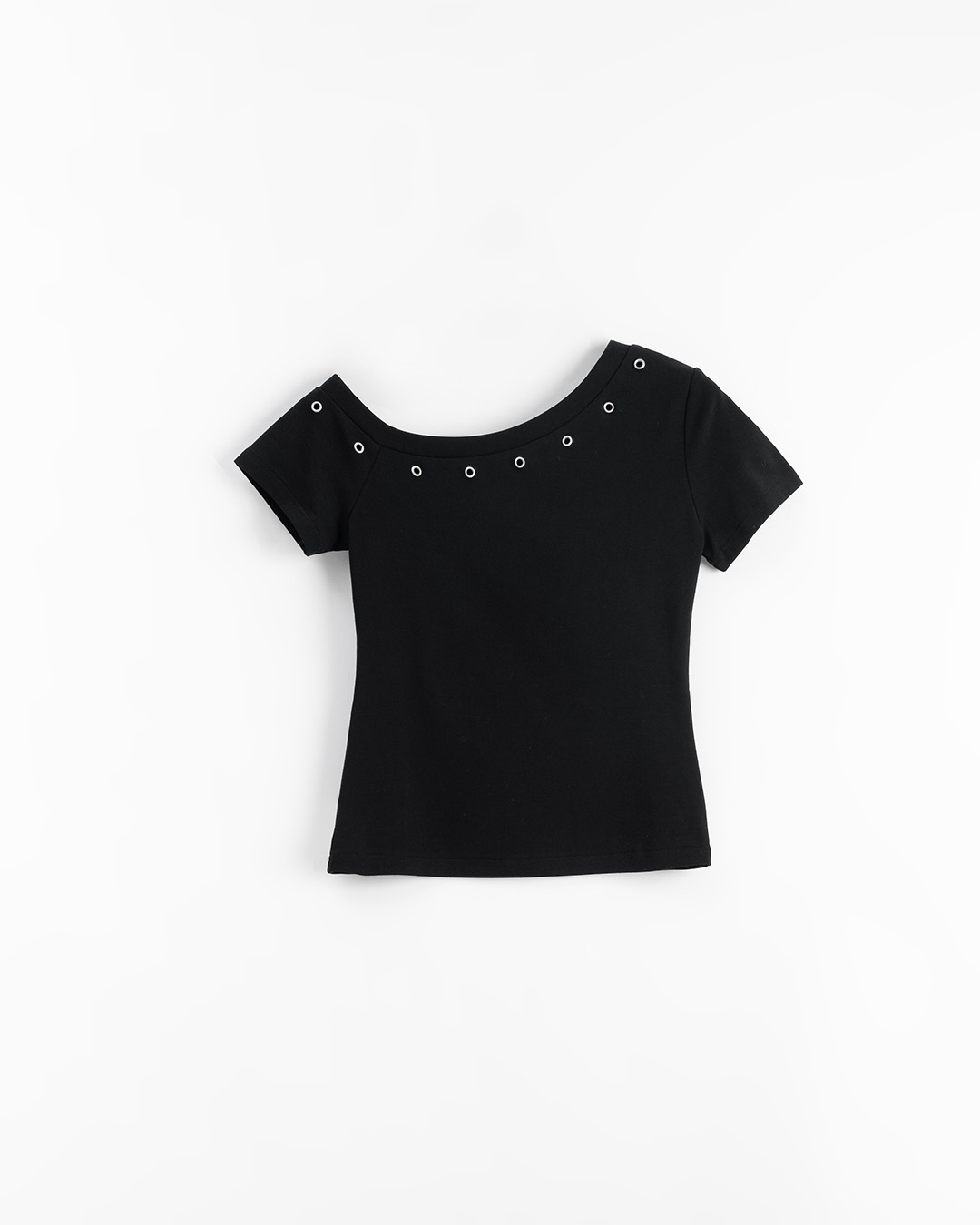 メタルボタンワンショルダートップス 3色展開